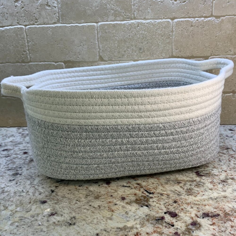 Rope Cotton Basket - NWOT - Picture 2 of 6
